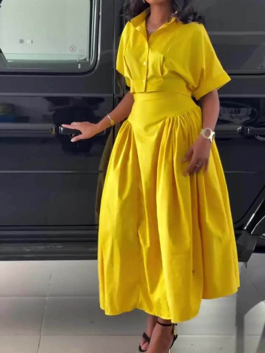 Casual Short Sleeve Cropped Top