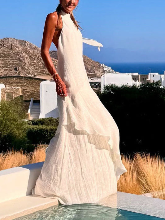 Casual Long Top And Skirt Two-piece Set