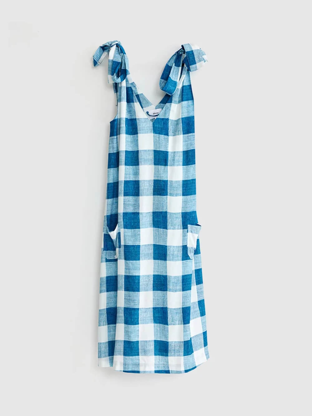 Retro Plaid Print Midi Dress