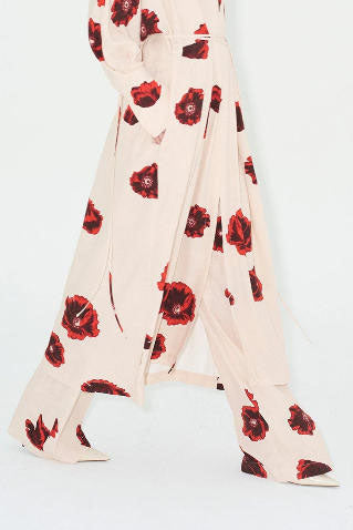 Sahara Print Kimono Dress