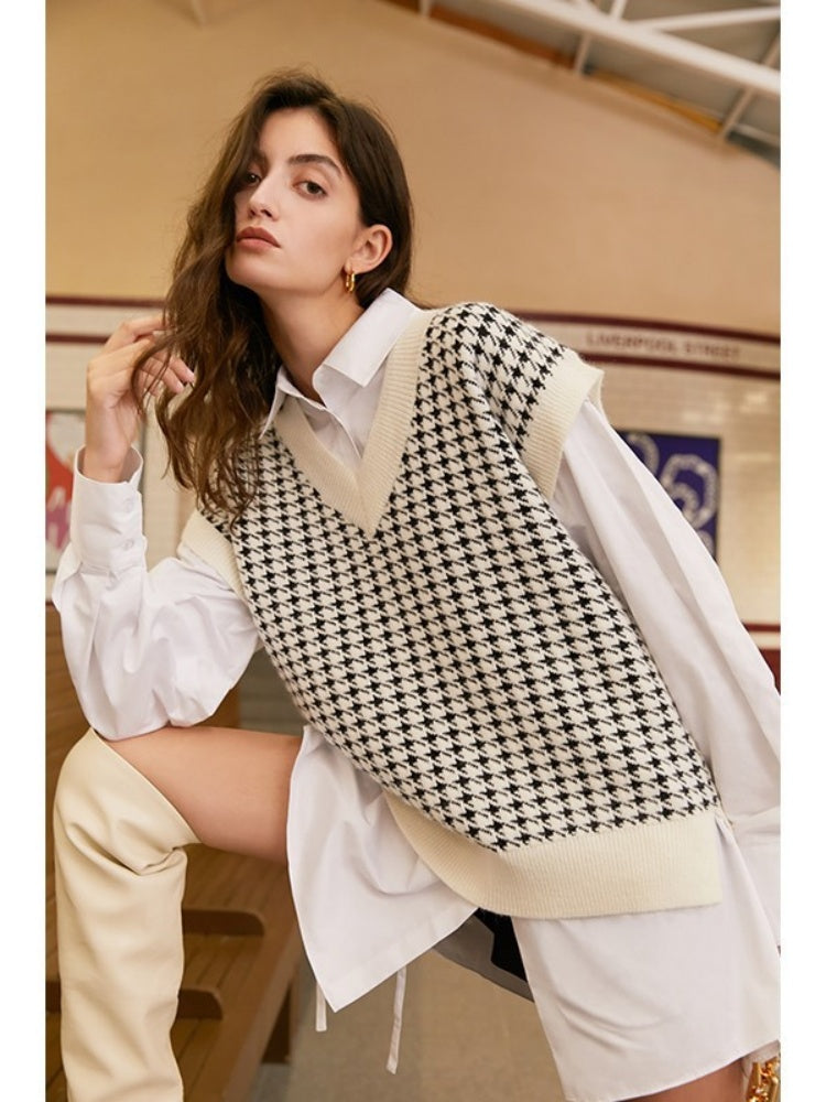 Collegiate Blend Knit Waistcoat