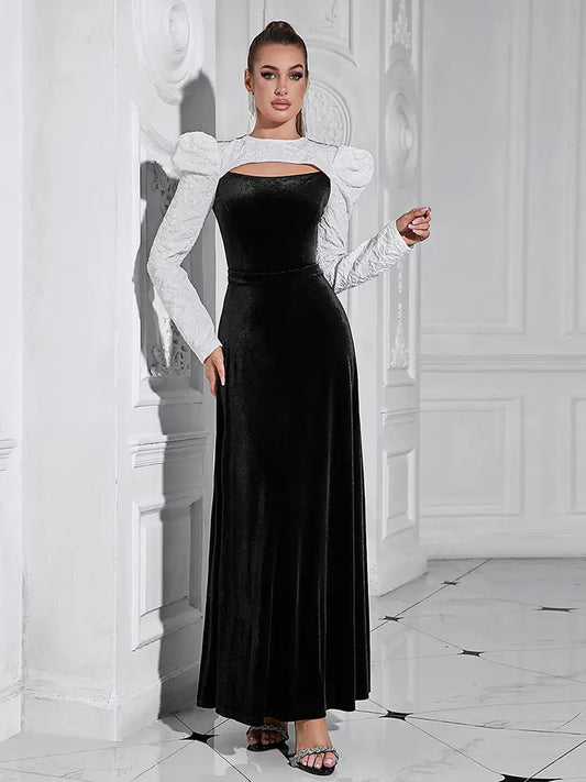 New Hollow Neck Bodycon Dress