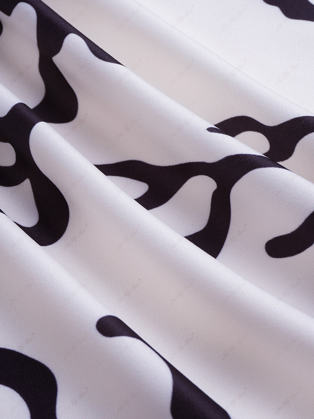 Wide leg trouser set with silhouette print