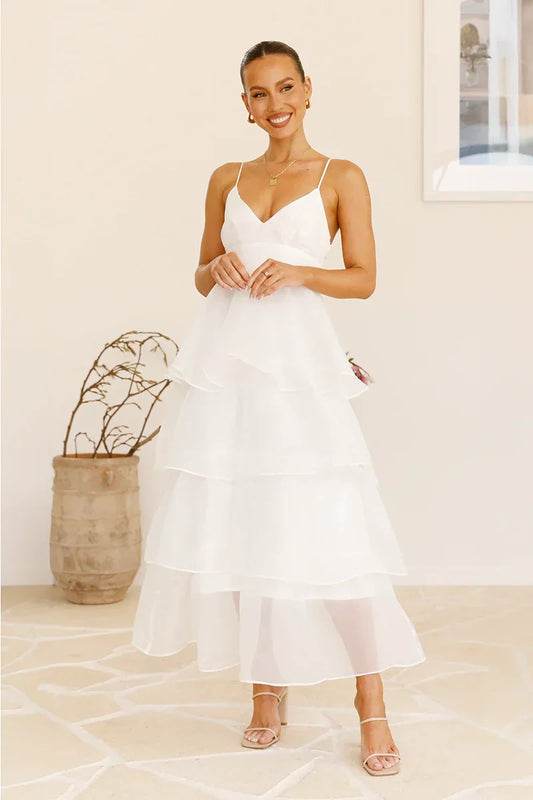 Shayla Maxi Dress - White