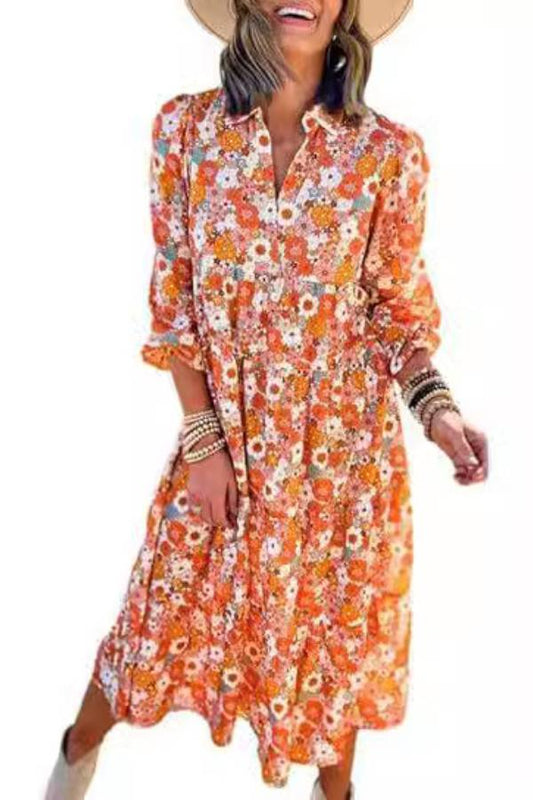 Bohemian Flowy Dress