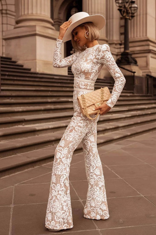 Slim-fit Court-Style Jumpsuit