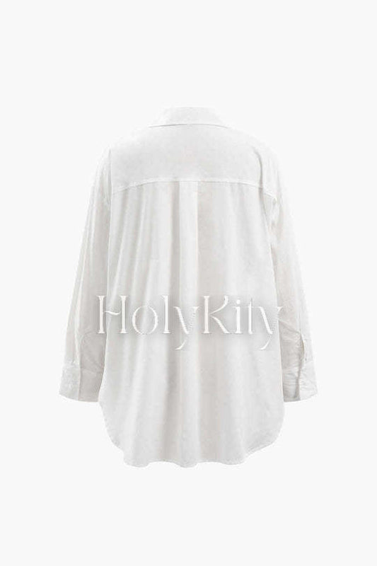 Chest Pocket Cotton Shirt