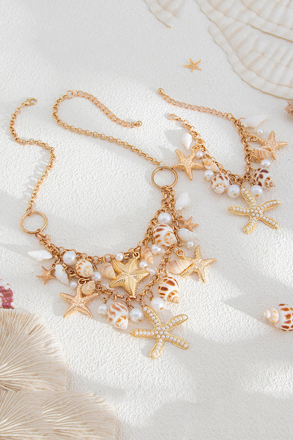 Bohemian Beach Shell Alloy Necklace