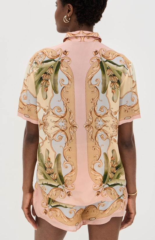 Casual Printed Shirt and Shorts Set