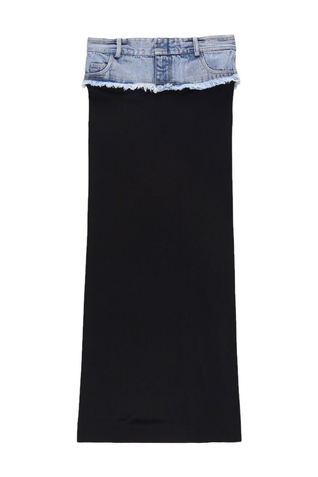 Amara Split Denim Skirt