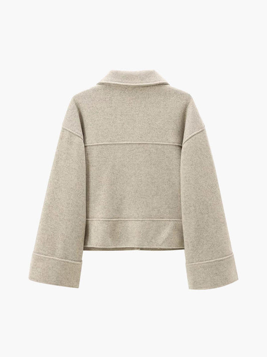 Maison Short Wool-Blend Jacket | Structured Fit