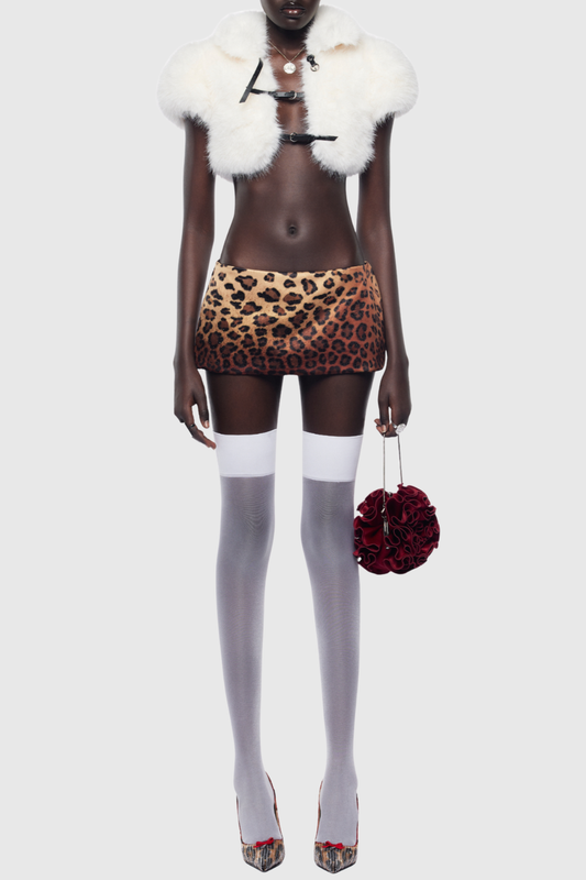 Chaya Leopard Mini Skirt
