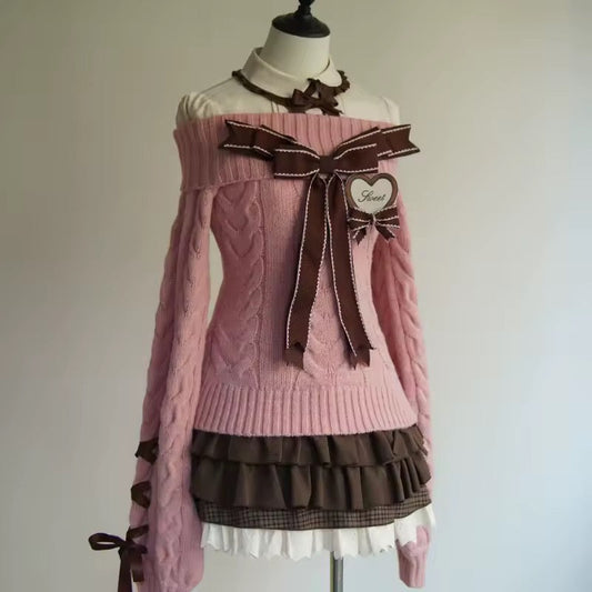 Choco Bow Coquette Set