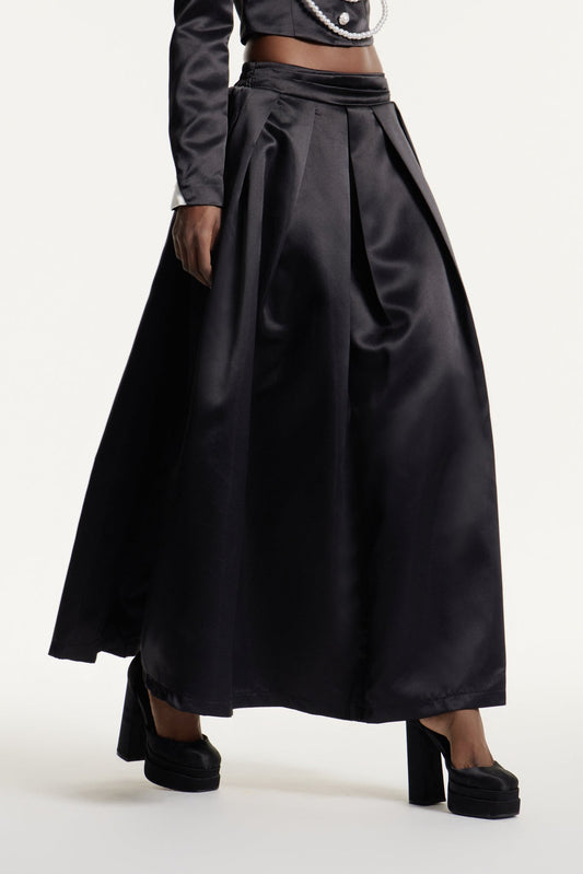 Clifton Pleated Maxi Skirt