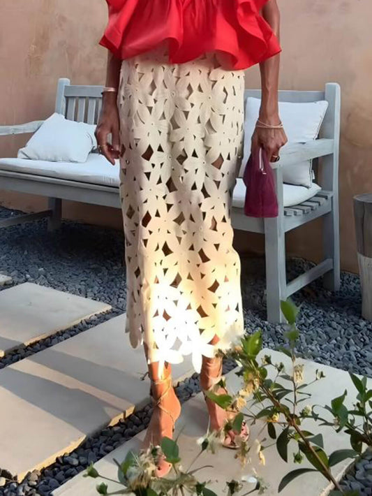 Exquisite Ruffled Panel Ruched Loose Top