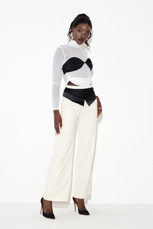 Ecaterina Deconstruct Long Sleeve Pants Set