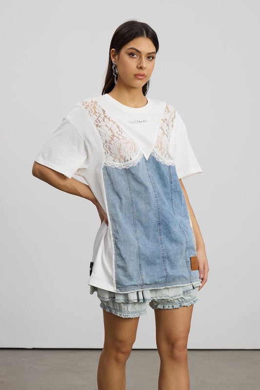 Emanuil Lace Deconstruct T Shirt