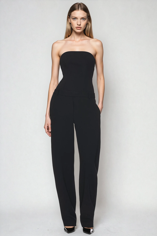 Fatuma Strapless Corset Jumpsuit
