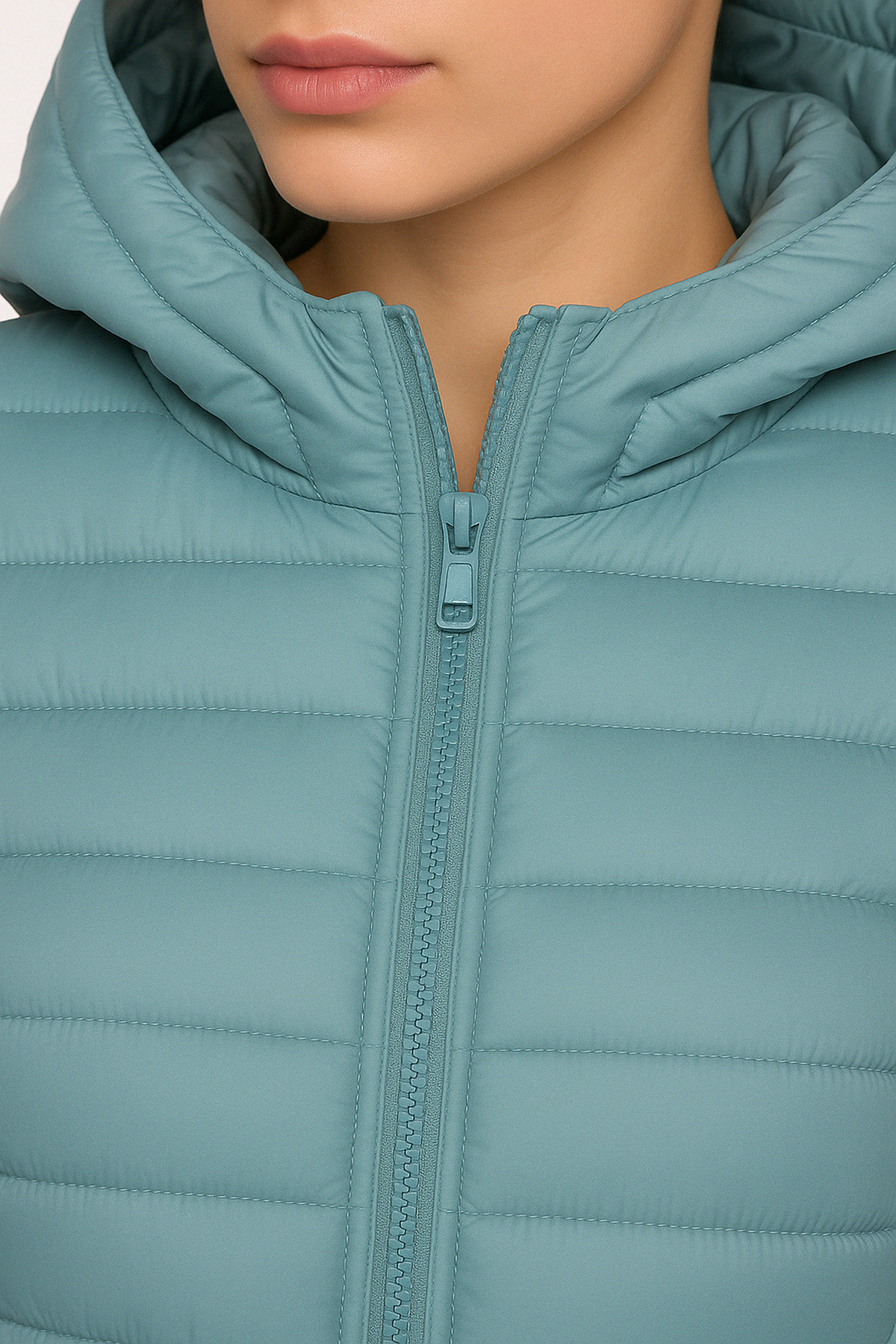 Hooded Puffer Jacket | Lightweight Down Fill | Regular Fit