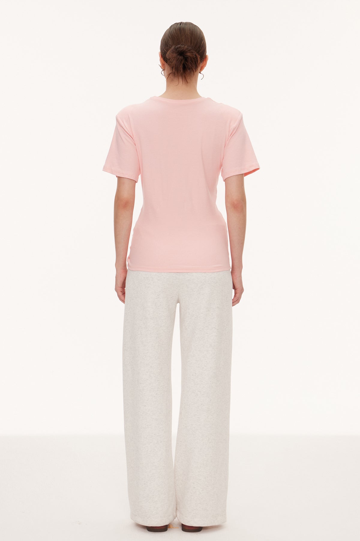 Jemma Ruch Twist T Shirt In Pink