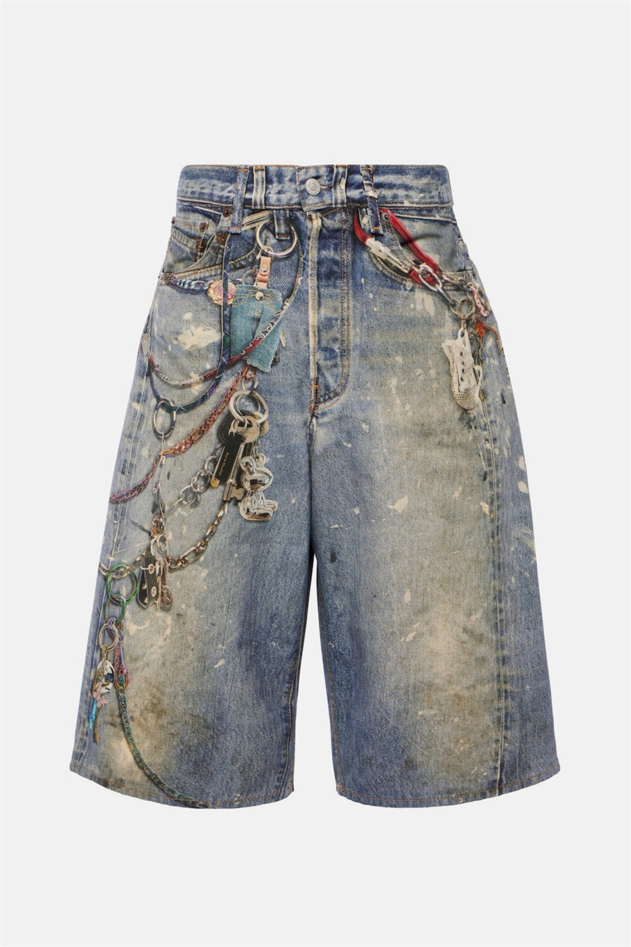 Kora Printed Loose Midi Shorts