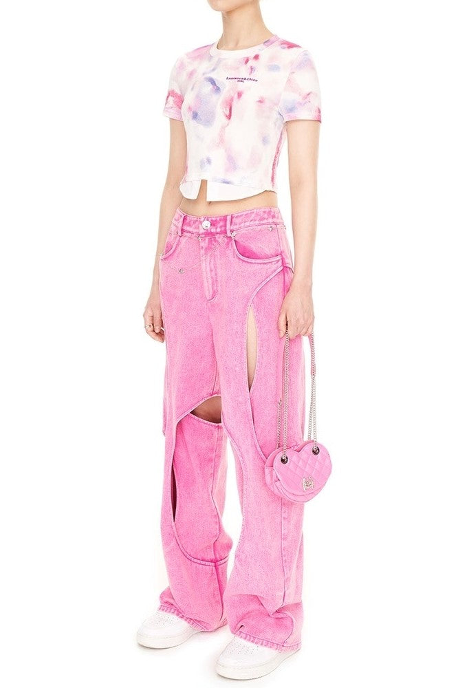 Maisie Hollow Cross Jeans