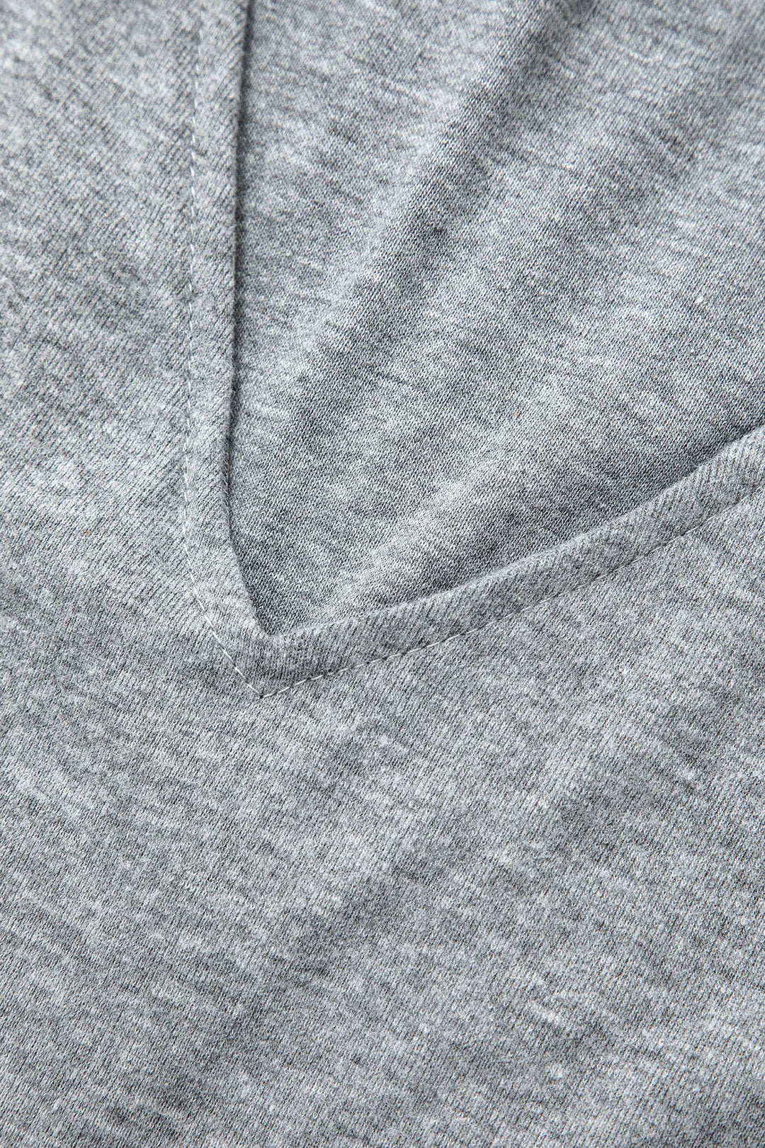 Mio Grey V-neck Sleeveless Maxi Dress and Hooded Crop Sweatshirt Set