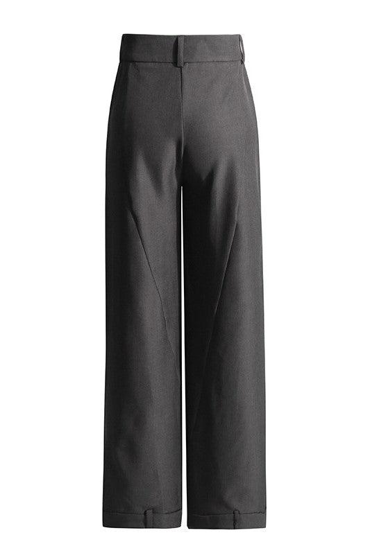 Mira Deconstructed Wide Leg Pants