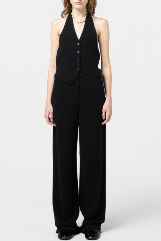 Morris Wool Trousers - Black