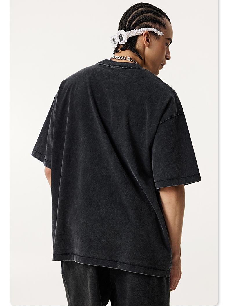 Snake Year Wrap Printed T-shirt Short Sleeves