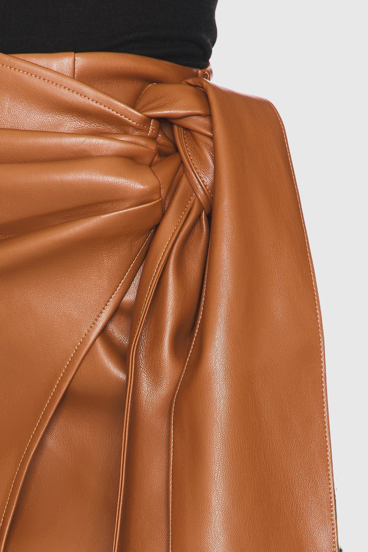 Pluto Leather Maxi Skirt