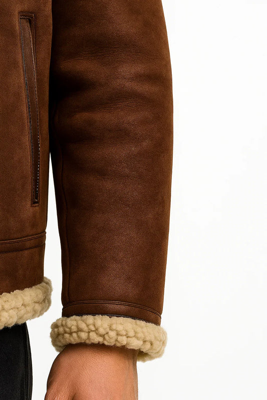 Atelier Shearling Leather Jacket | Sheepskin Wool Lining