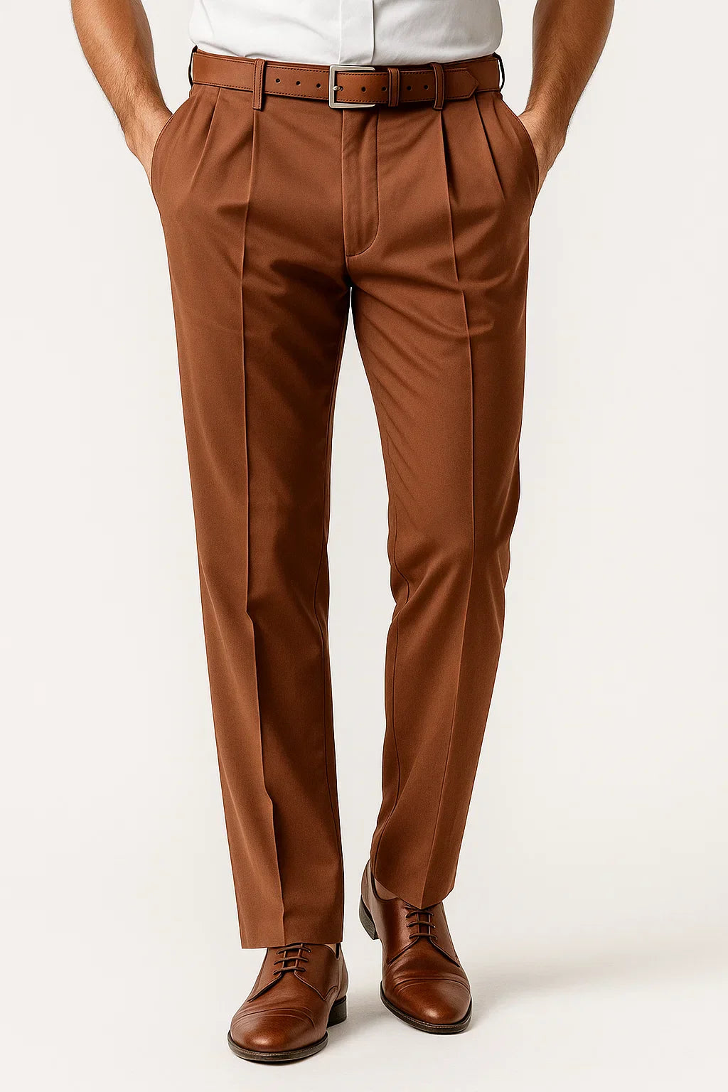 Men's Straight-Leg Trousers | Broadcloth | Maison Collection