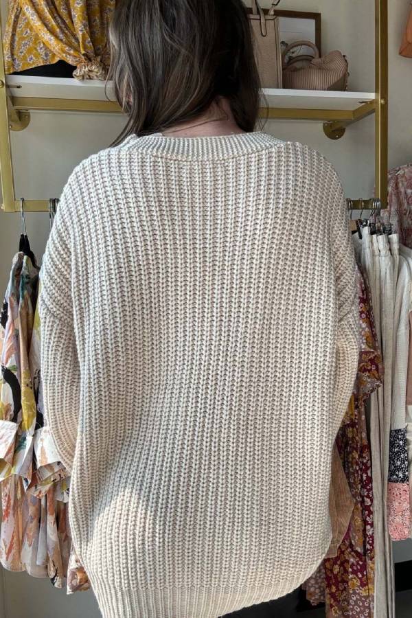 Unique Denim Patchwork Pockets Cardigan