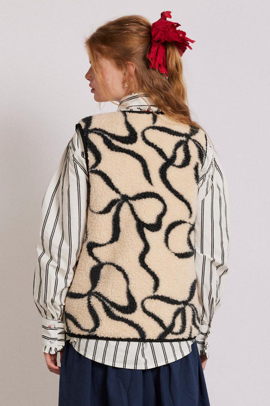 Cream Marta Borg Gilet