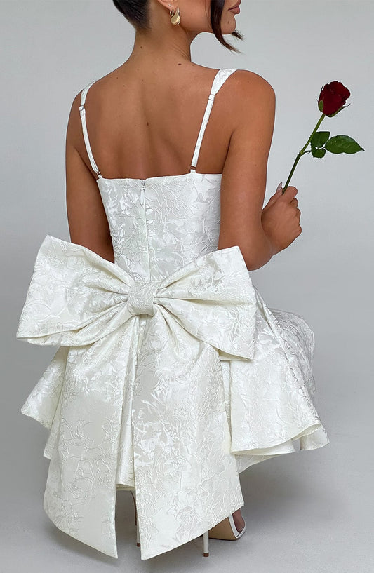 Jacquard Corset Mini Dress