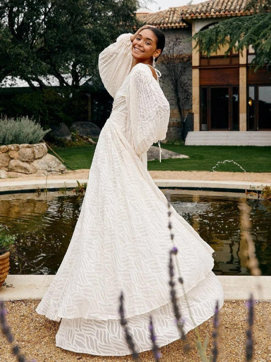 Allegory Elsa Cream Maxi Dress