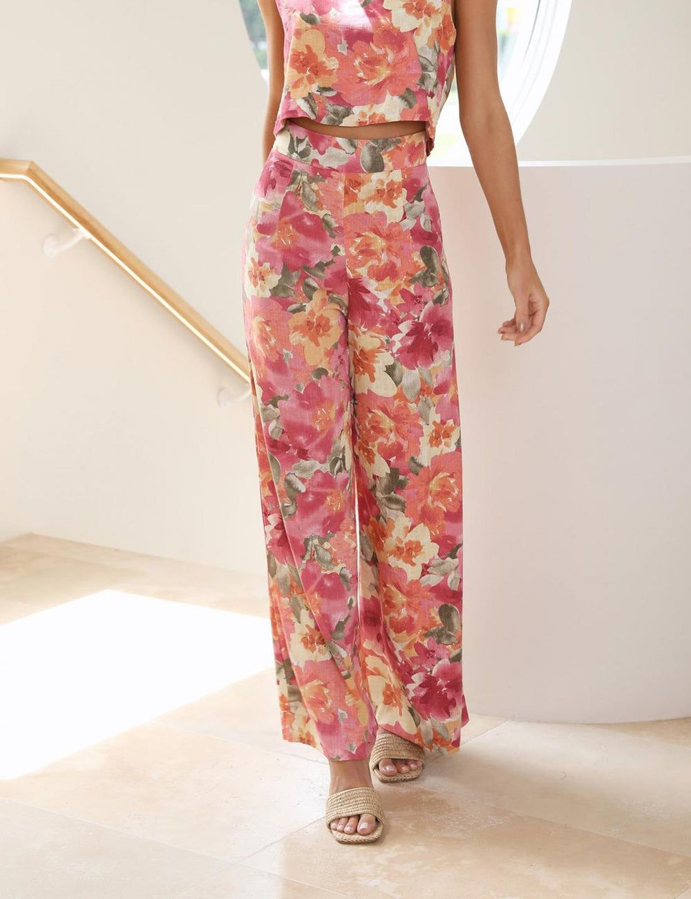 Tillie Wide Leg Pants _ Alannah Print