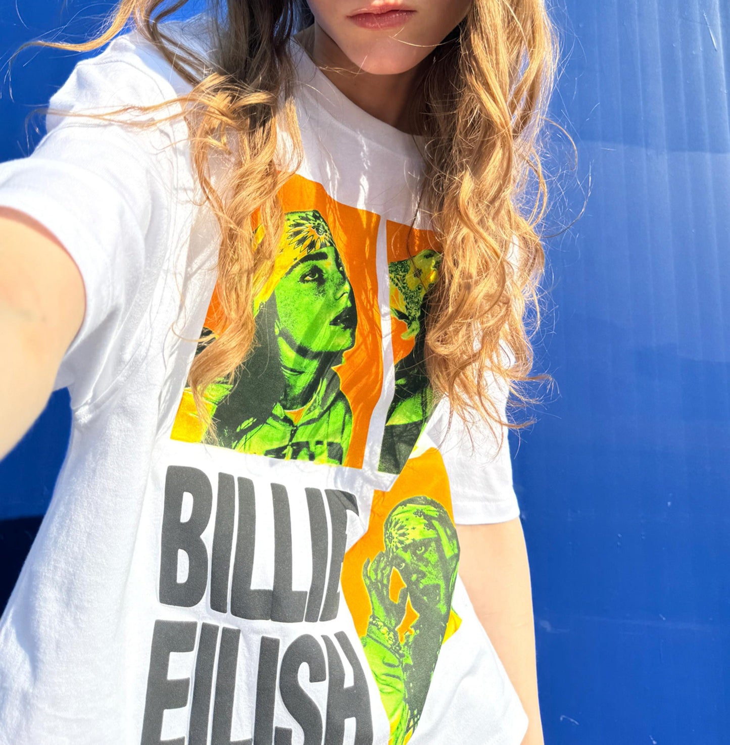 Billie Eilish Bandana Portrait Grid T-Shirt