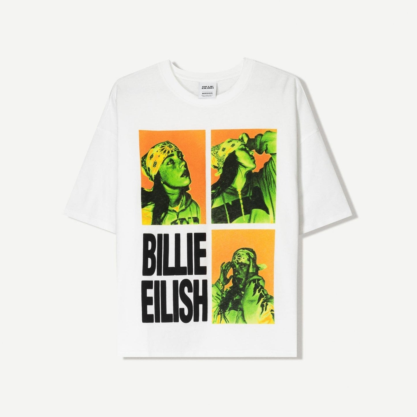 Billie Eilish Bandana Portrait Grid T-Shirt