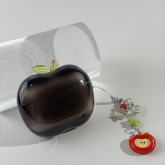 Apple Shaped Airpods Clear Case