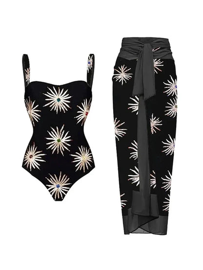 Sequin Firework One-Piece Swimsuit