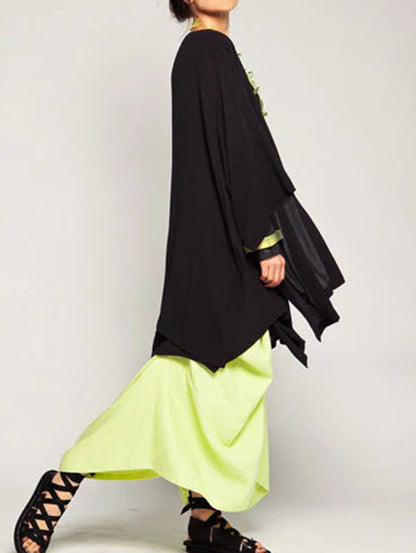 Casual V Neck Long Sleeve Tank Top & Cardigan 2Pcs Set