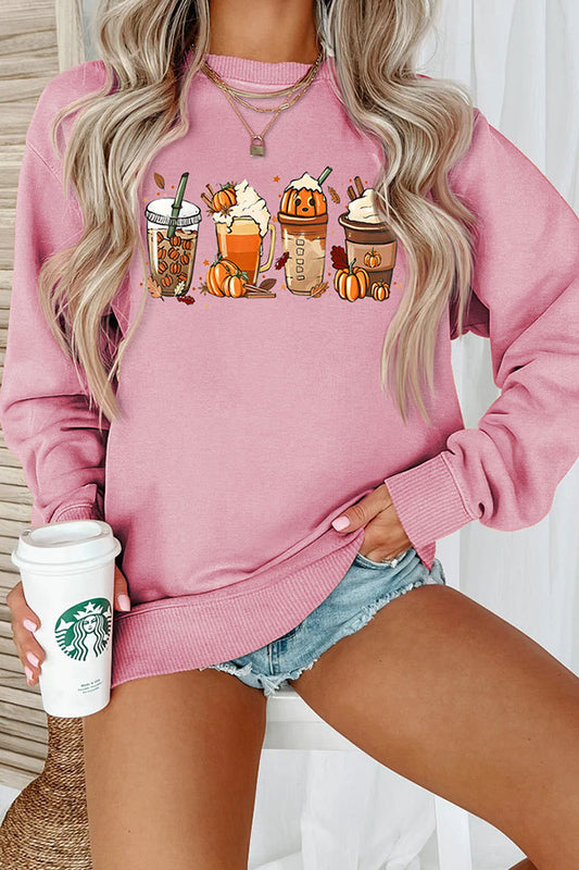 Halloween Creative Print Casual Long Sleeved Sweatshirt
