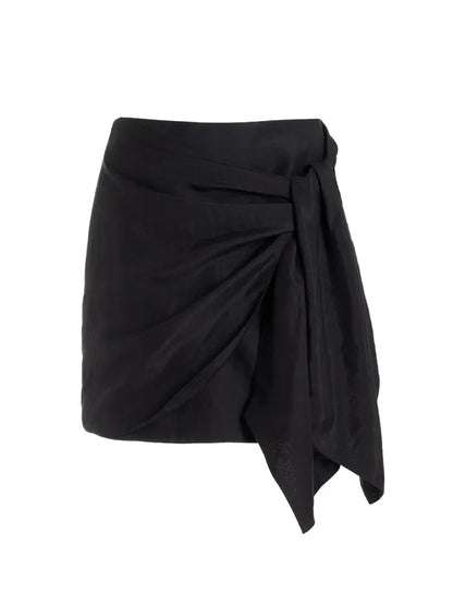 Black Mesh One Piece Swimsuit Set