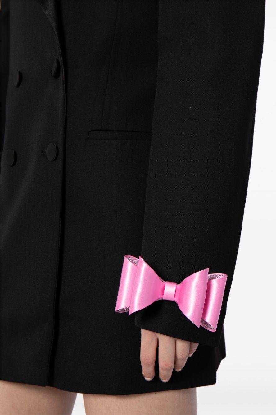 Pipa Crystal Bow-detail Blazer Dress - Black
