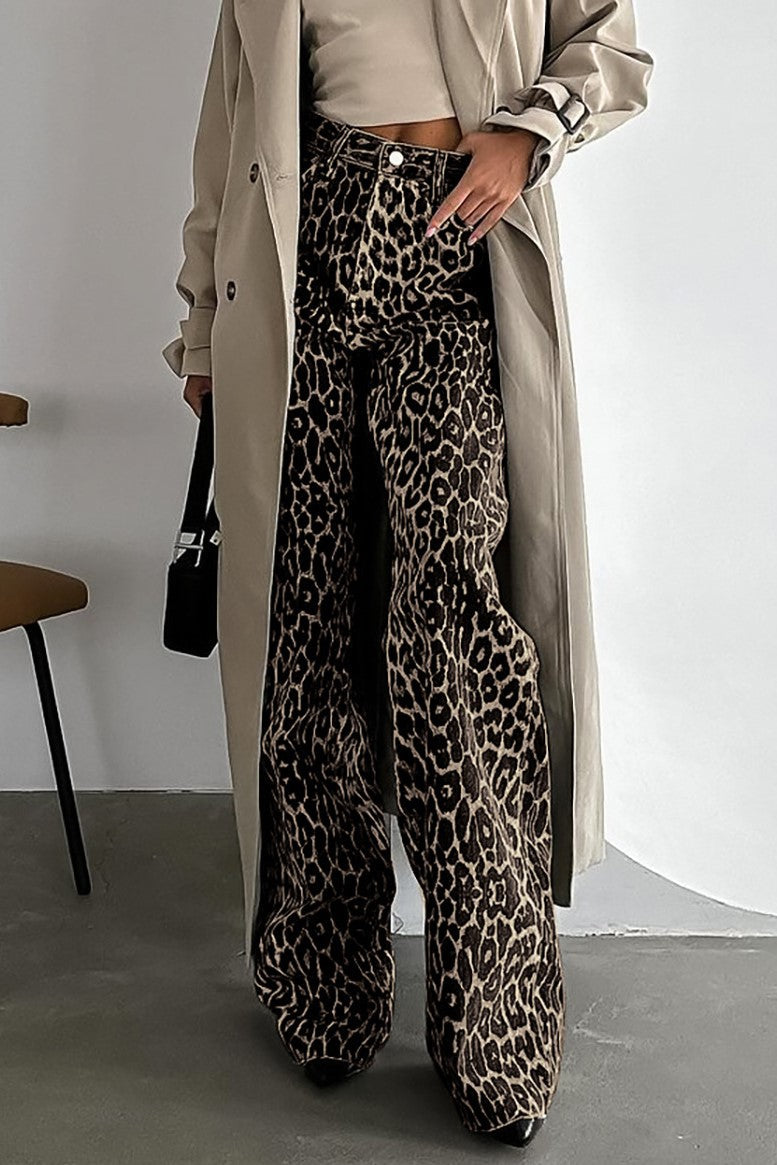 Nyla Leopard Pants