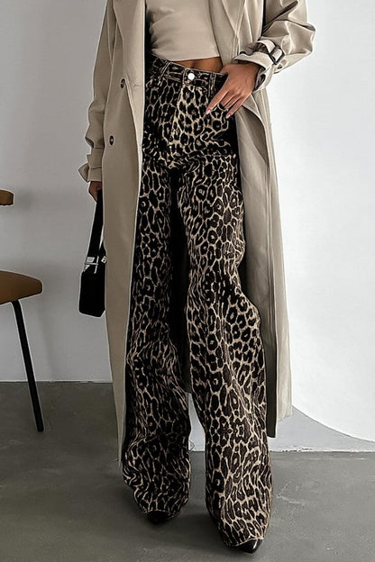 Nyla Leopard Pants