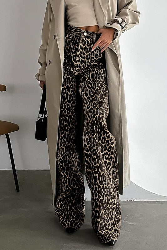 Nyla Leopard Pants