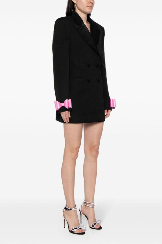 Pipa Crystal Bow-detail Blazer Dress - Black